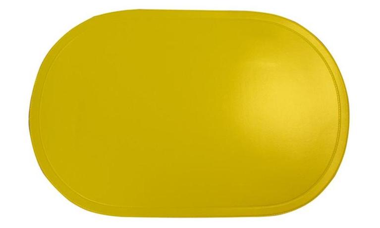 TORO Plastové prestieranie ovál TORO 29x44cm žlté