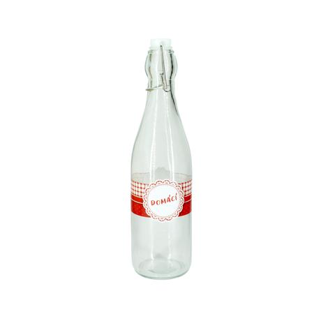 TORO Sklenená fľaša s patentným uzáverom TORO 540ml domácí